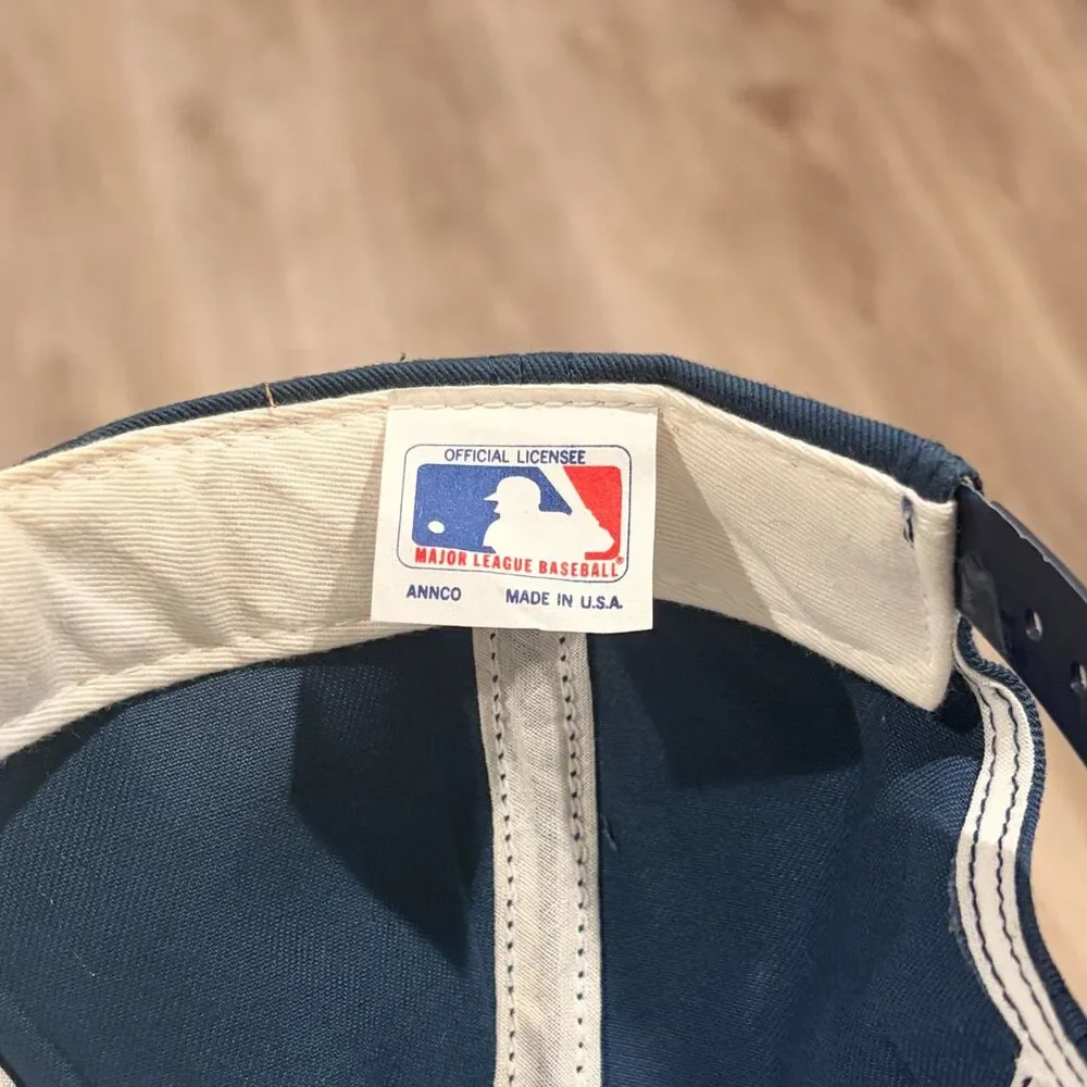 Vintage 80s 90s St Louis Cardinals Snapback Hat Men's One Size Navy Blue Red